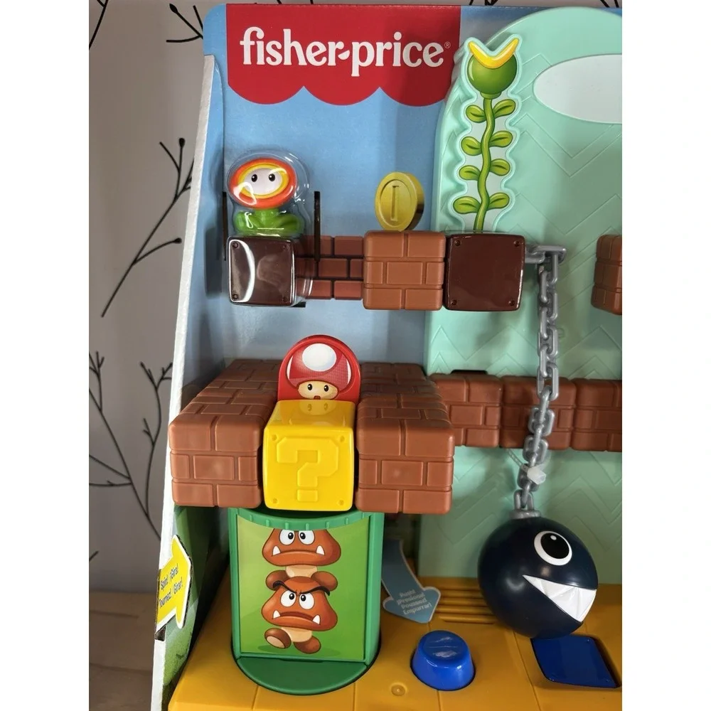 Fisher-Price Little People My Mario Mario's Adventure Playset w/ LP Extras NIP